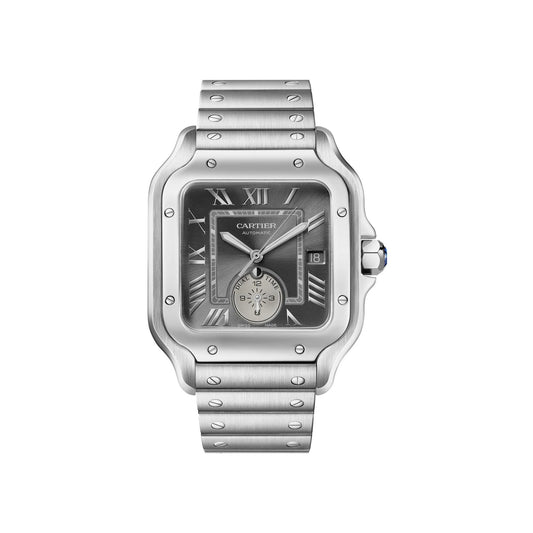 TW Cartier Silver Black Roman - Umdaah Collection