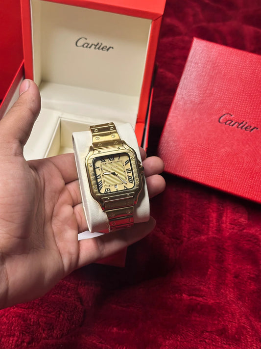 TW Cartier Silver Gold Roman - Umdaah Collection