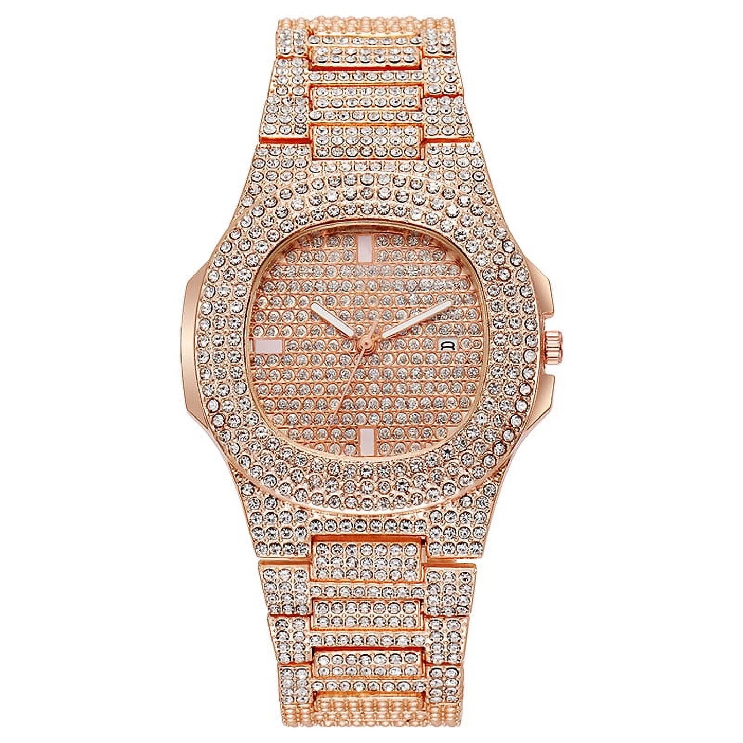 Patek Philipe Iced Out RoseGold - Umdaah Collection