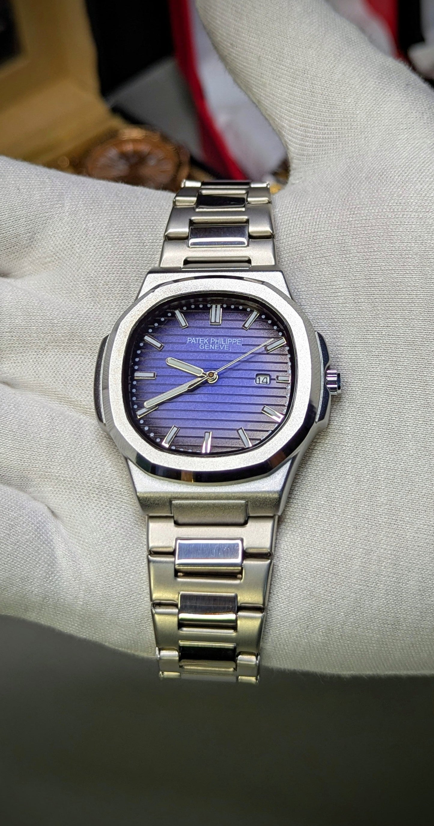 Patek Philipe Nautilus Blue - Umdaah Collection