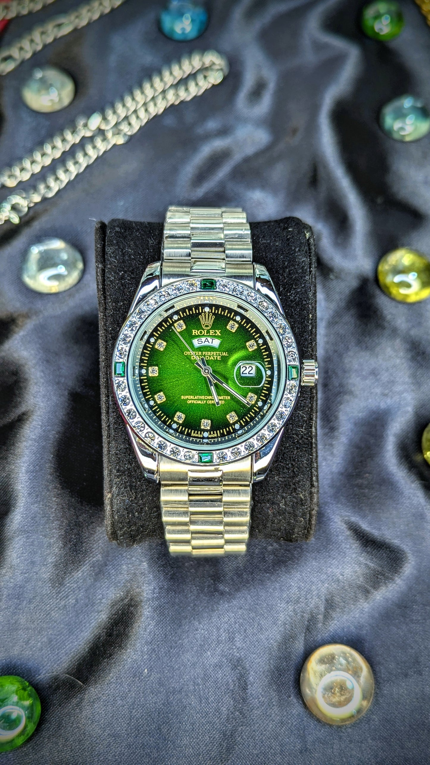 Rolex Diamond Green - Umdaah Collection