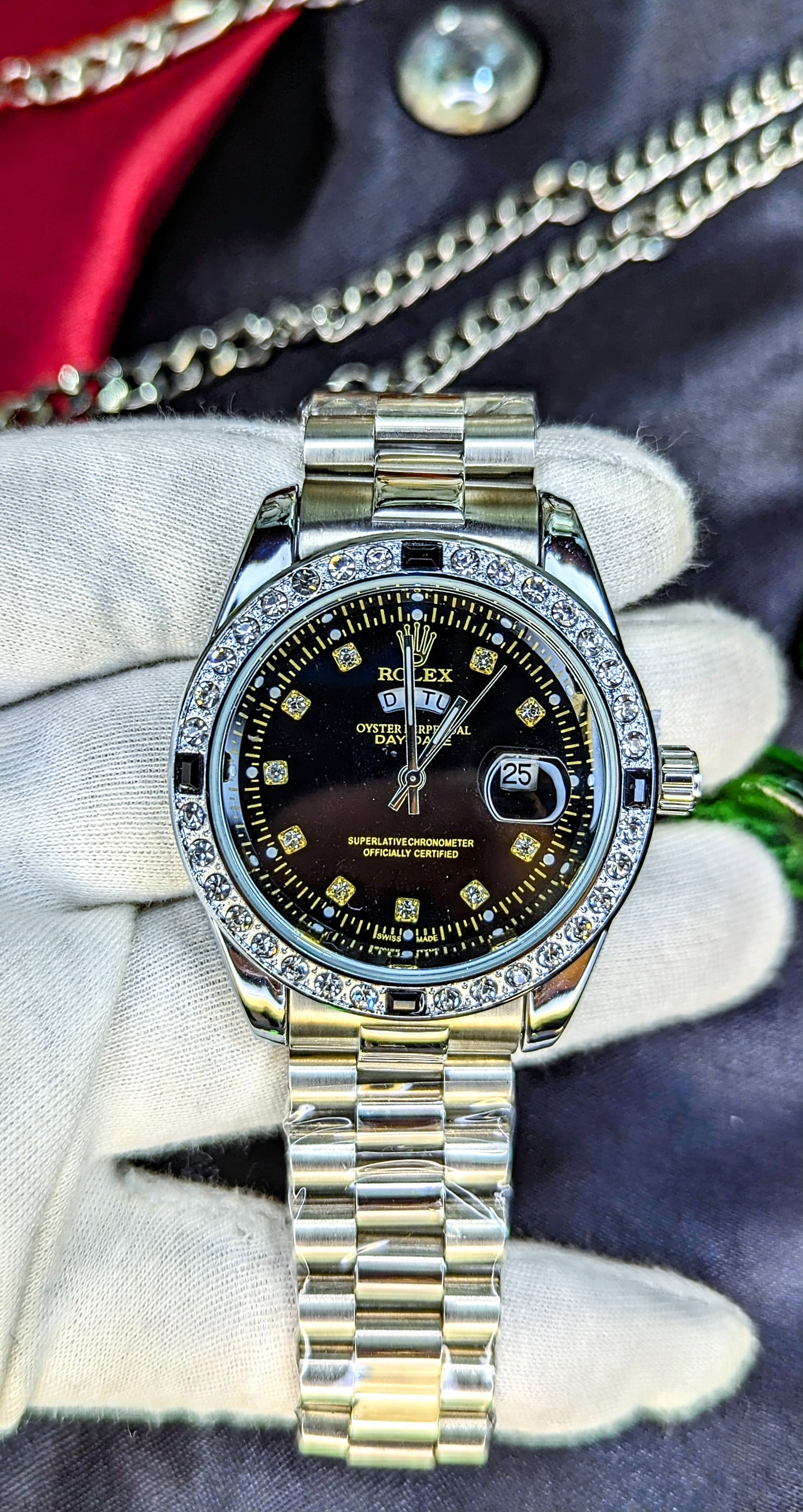 Rolex Diamond Black - Umdaah Collection